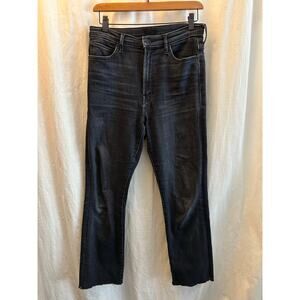 Mother Jeans High Waisted Rascal Ankle Snippet in color Thunder Road Size 29